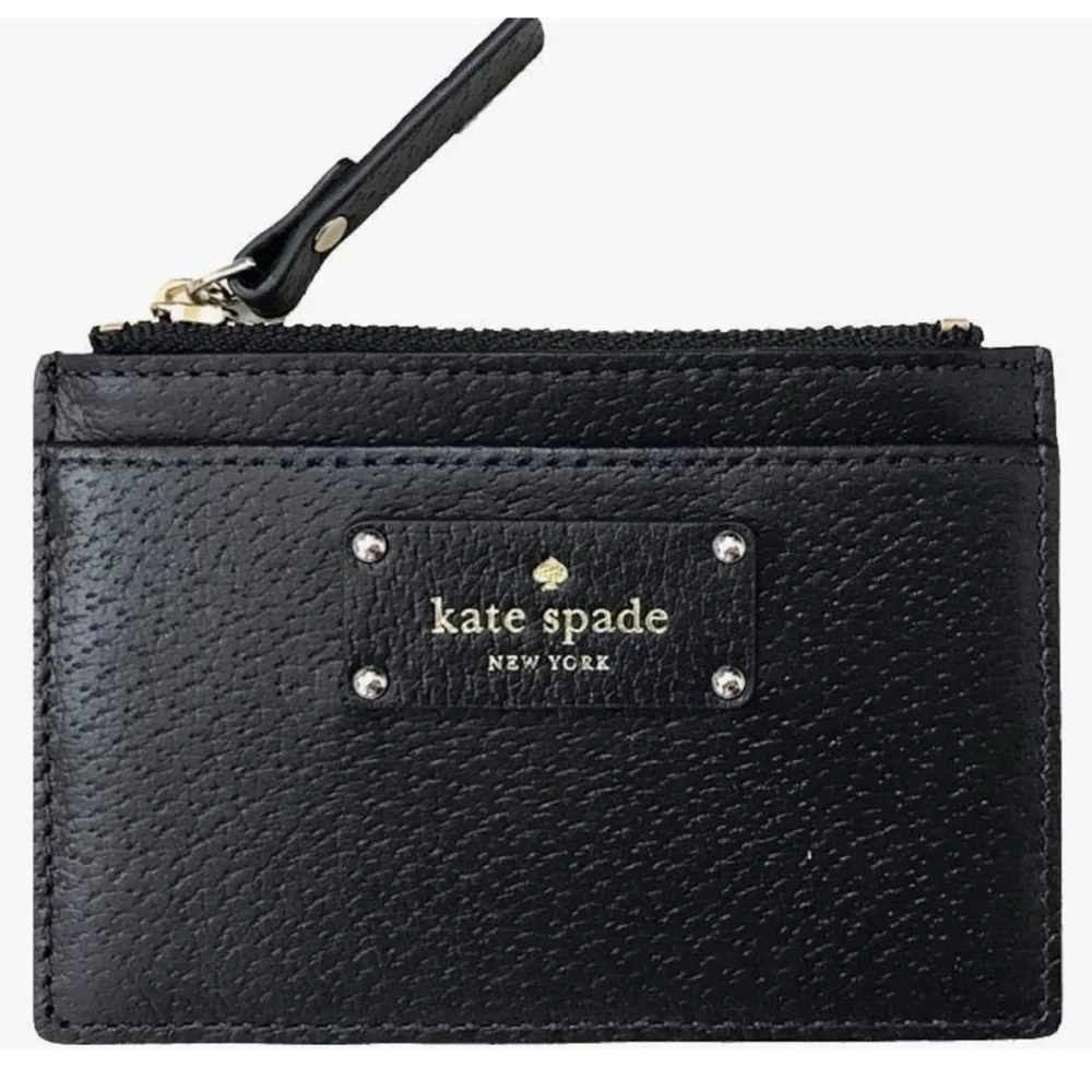 Kate Spade New York Adi‎ Grove Street Pebbled Card Wallet Coin Purse